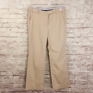 Lands End Khaki Chino 12 Tan Cotton Pants